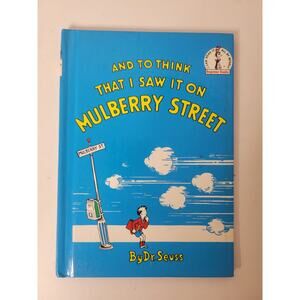 Vintage Dr. Seuss And To Think That I Saw It On Mulberry Street 1967 Banned Book
